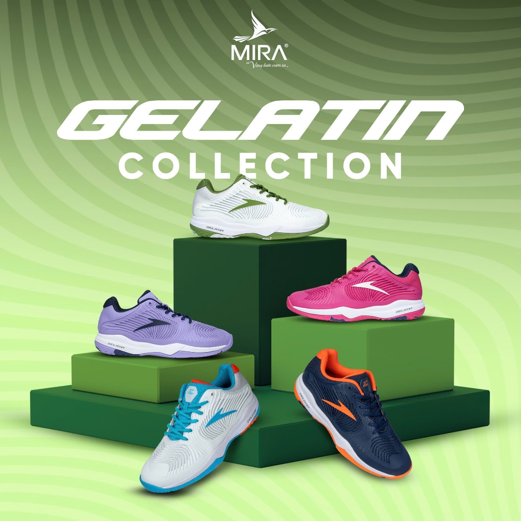 Giày cầu lông Pickleball Mira GELATIN