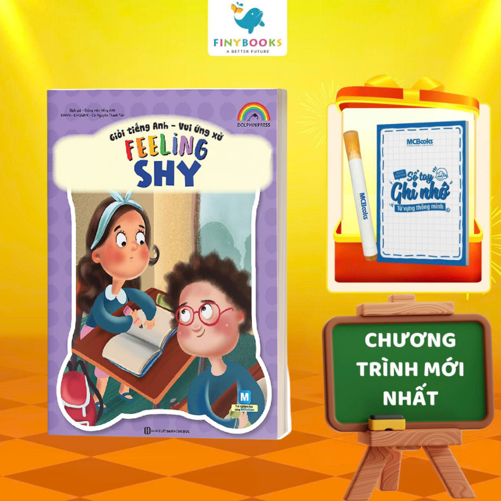 Sách Giỏi Tiếng Anh Vui Ứng Xử Feeling Shy MCBooks