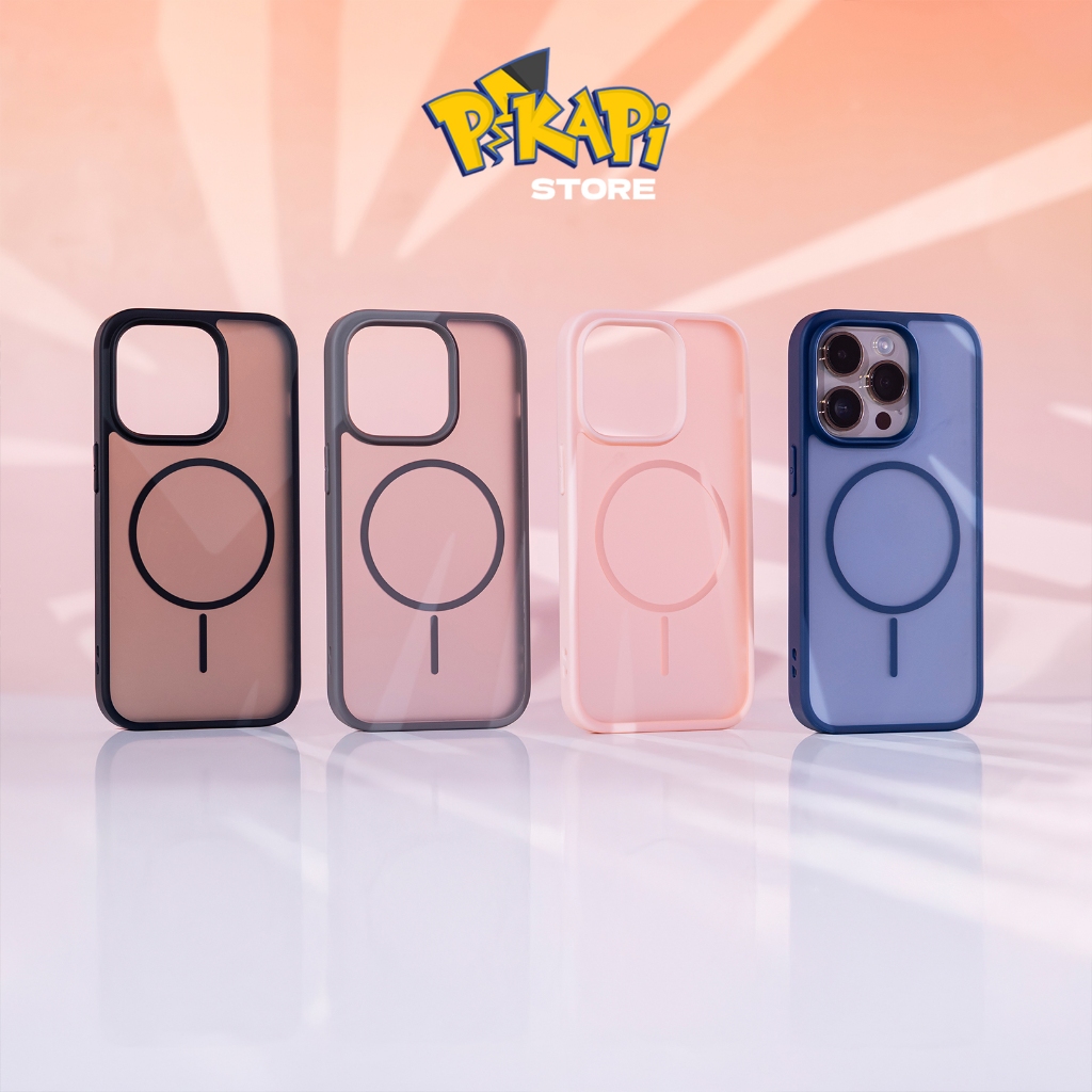 Ốp Lưng iPhone MATTE Pikapi Chống Sốc