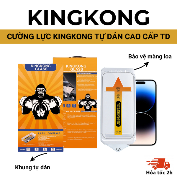 Kính cường lực tự dán KINGKONG KTD