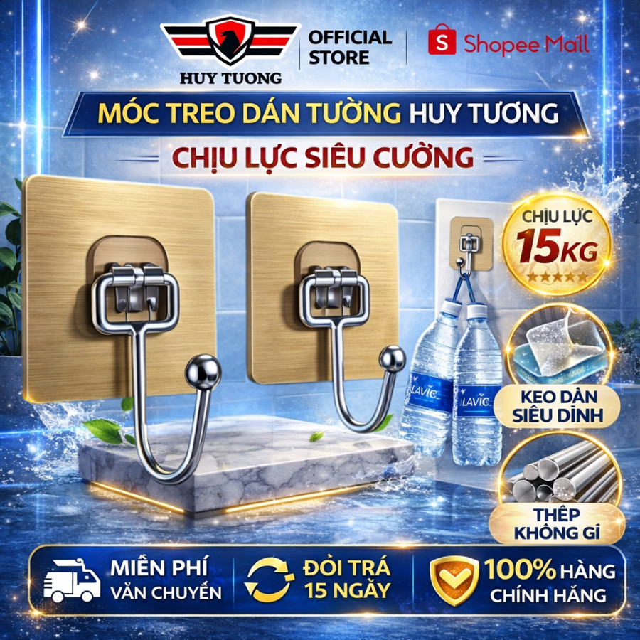Móc treo dán tường Inox 304