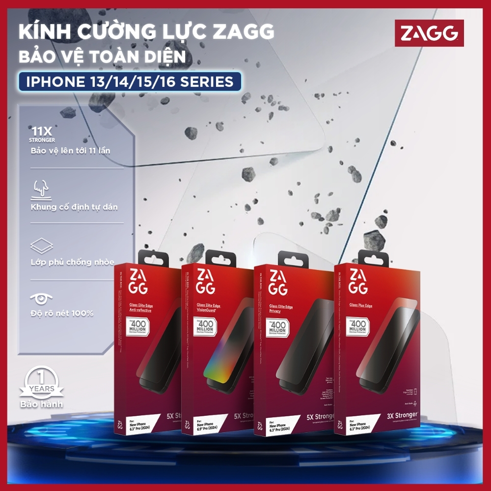 Kính cường lực ZAGG cho iPhone