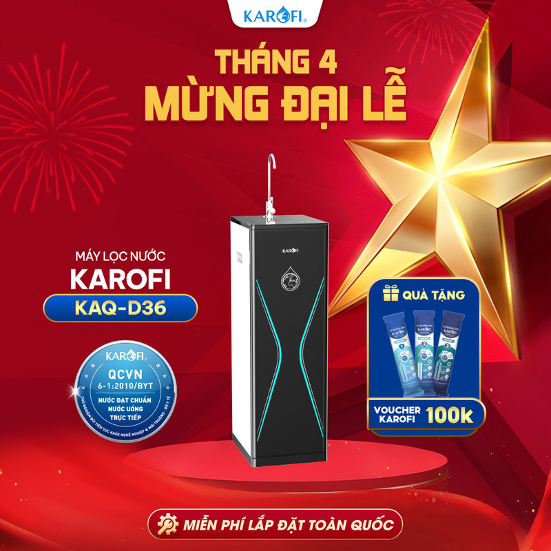 Máy lọc nước RO Karofi KAQ-D36