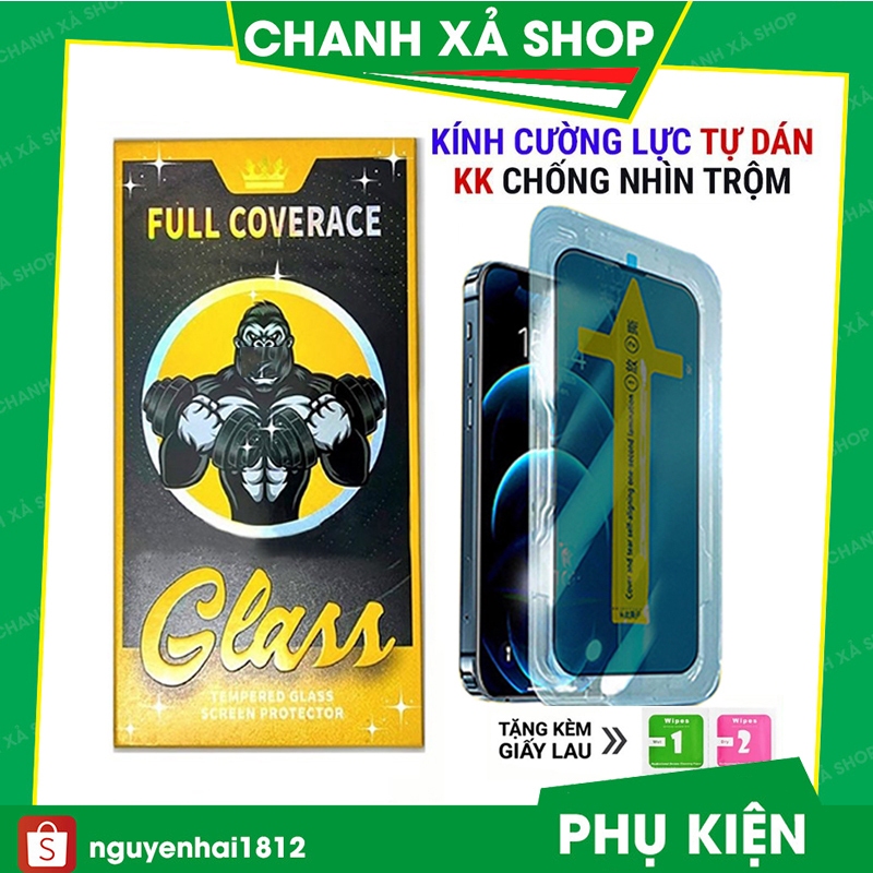 Kính cường lực iPhone chống nhìn trộm