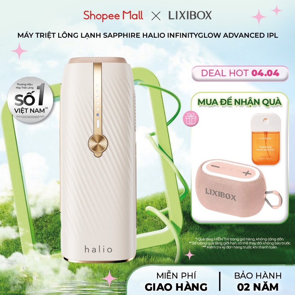 Máy triệt lông lạnh Sapphire Halio InfinityGlow