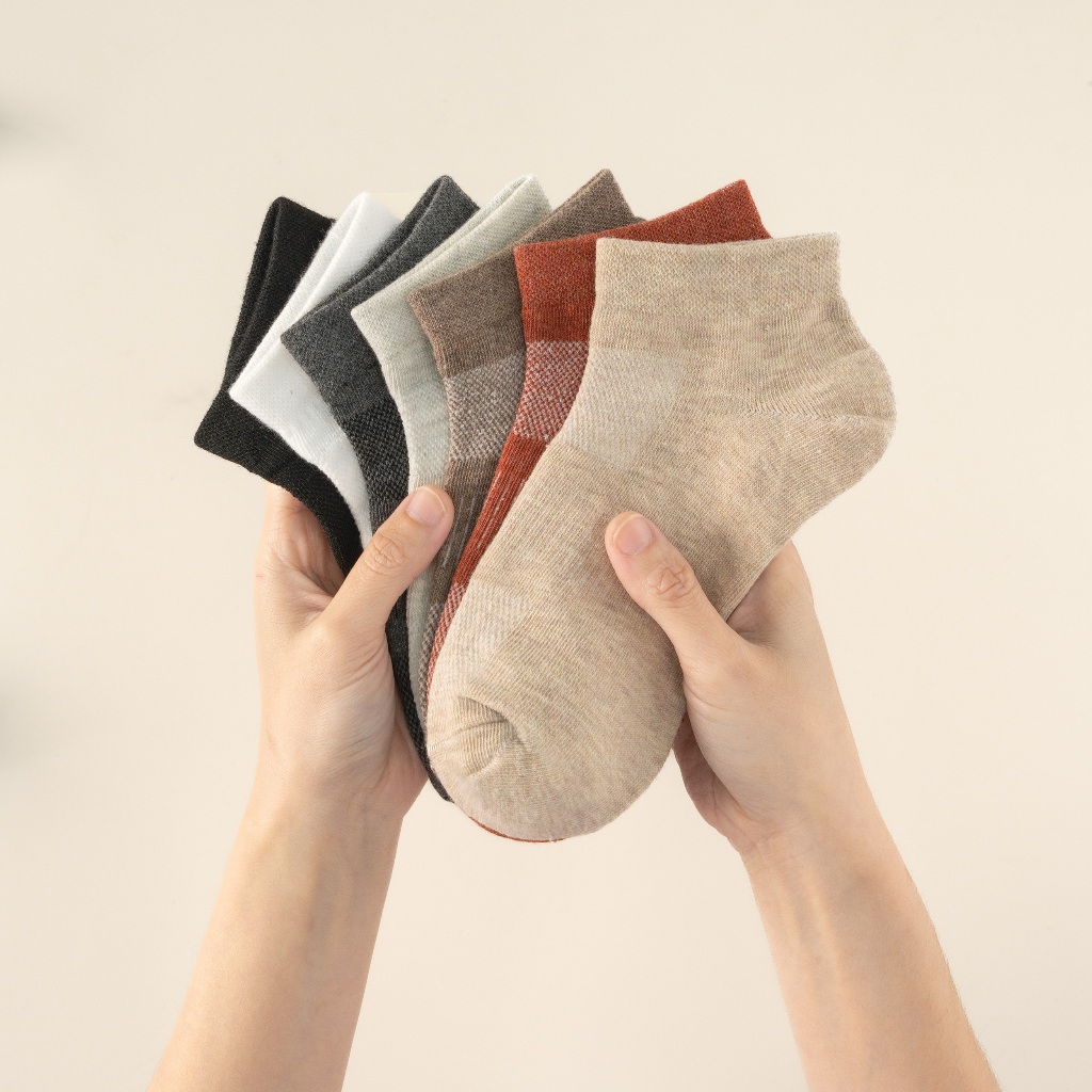 Tất Cổ Ngắn Nam Nữ Dệt Lưới UPPER YOU