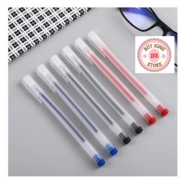 Combo 10 Bút Bi Gel Mực Nước 0.5mm