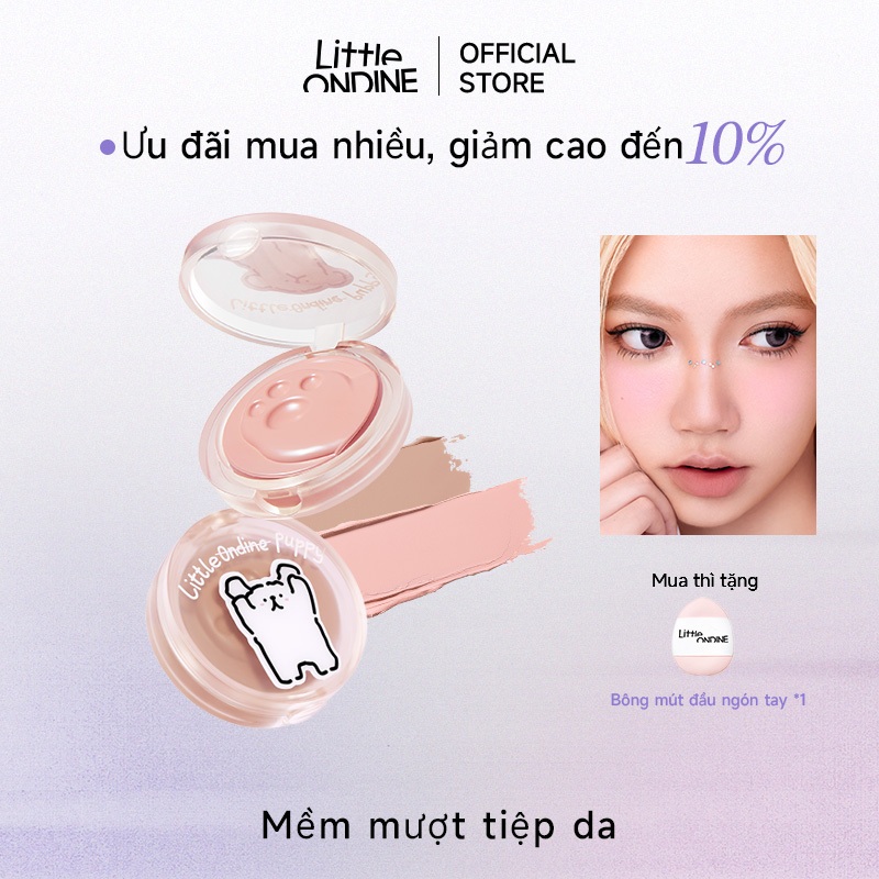 Little Ondine Phấn Má Puppy Hug 3D