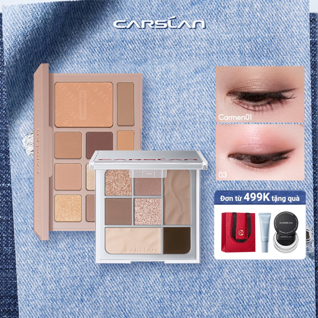 Bảng Phấn Mắt Carslan 10 Màu 12g