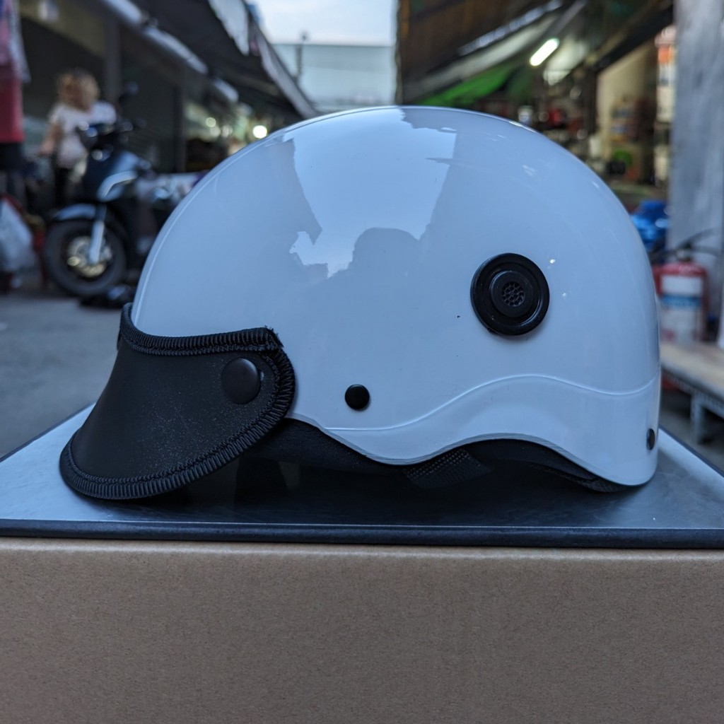 Mũ Bảo Hiểm 1/2 Nửa Đầu Sơn Đủ Màu N088