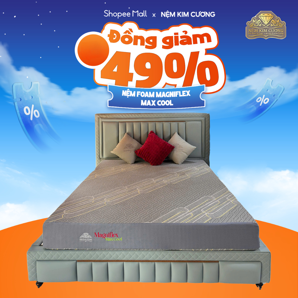 Nệm Kim Cương Magniflex Max Cool
