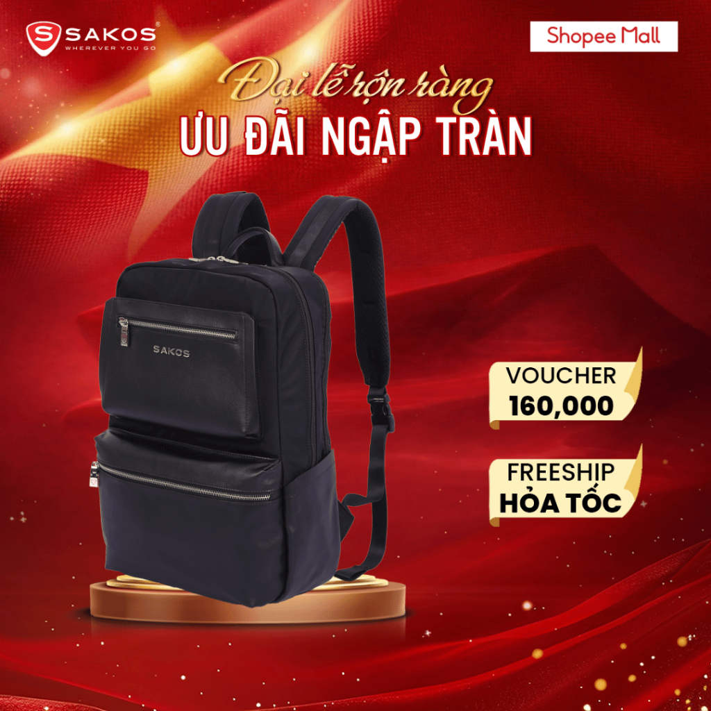 Balo laptop SAKOS MAXIM 15.6 inch