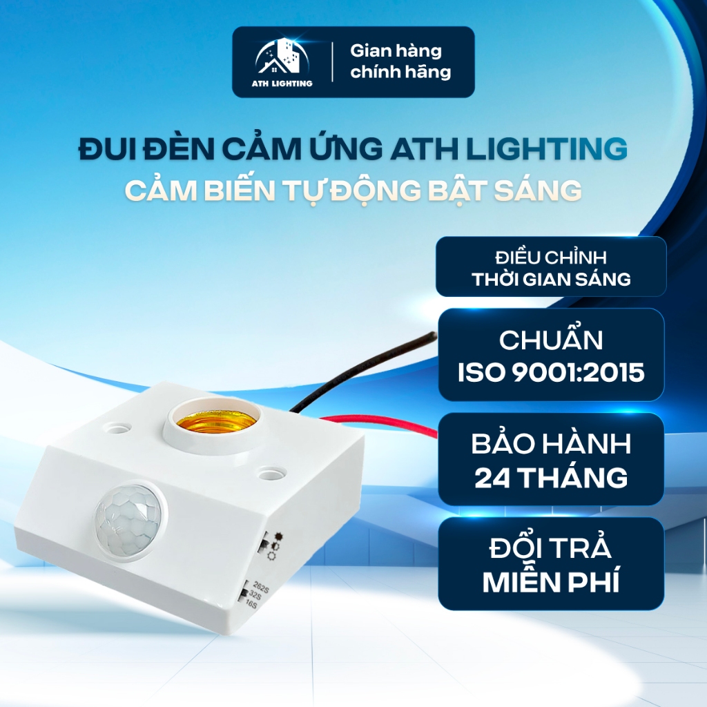 Đui đèn cảm biến