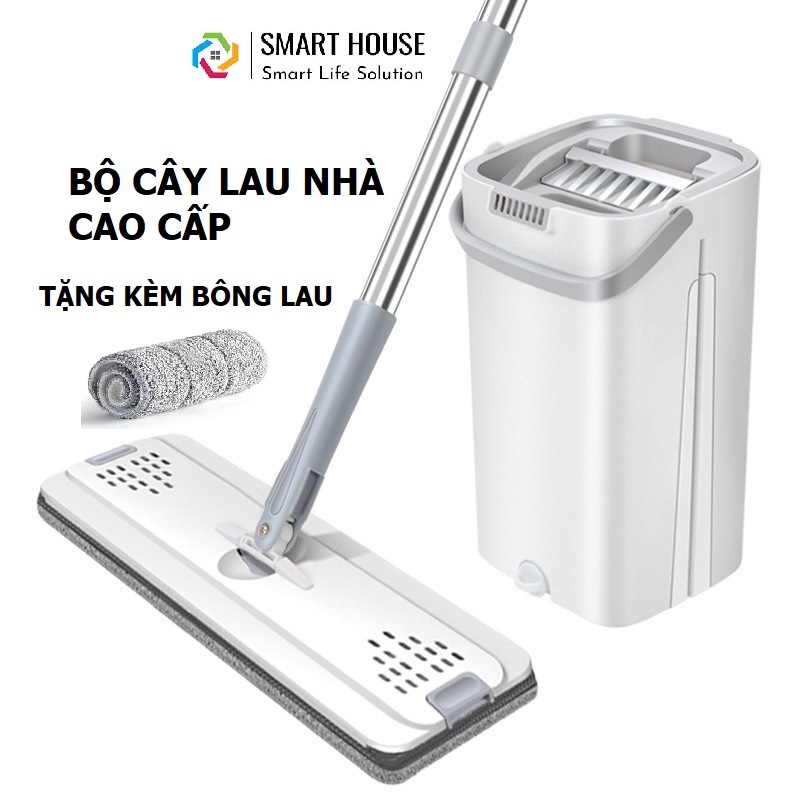 Cây lau nhà tự vắt thông minh MOPScratch 360 độ