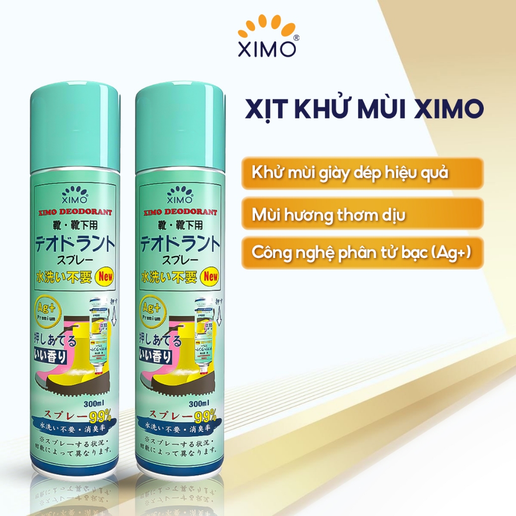 Chai Xịt Khử Mùi Giày Công Nghệ Bạc Ion