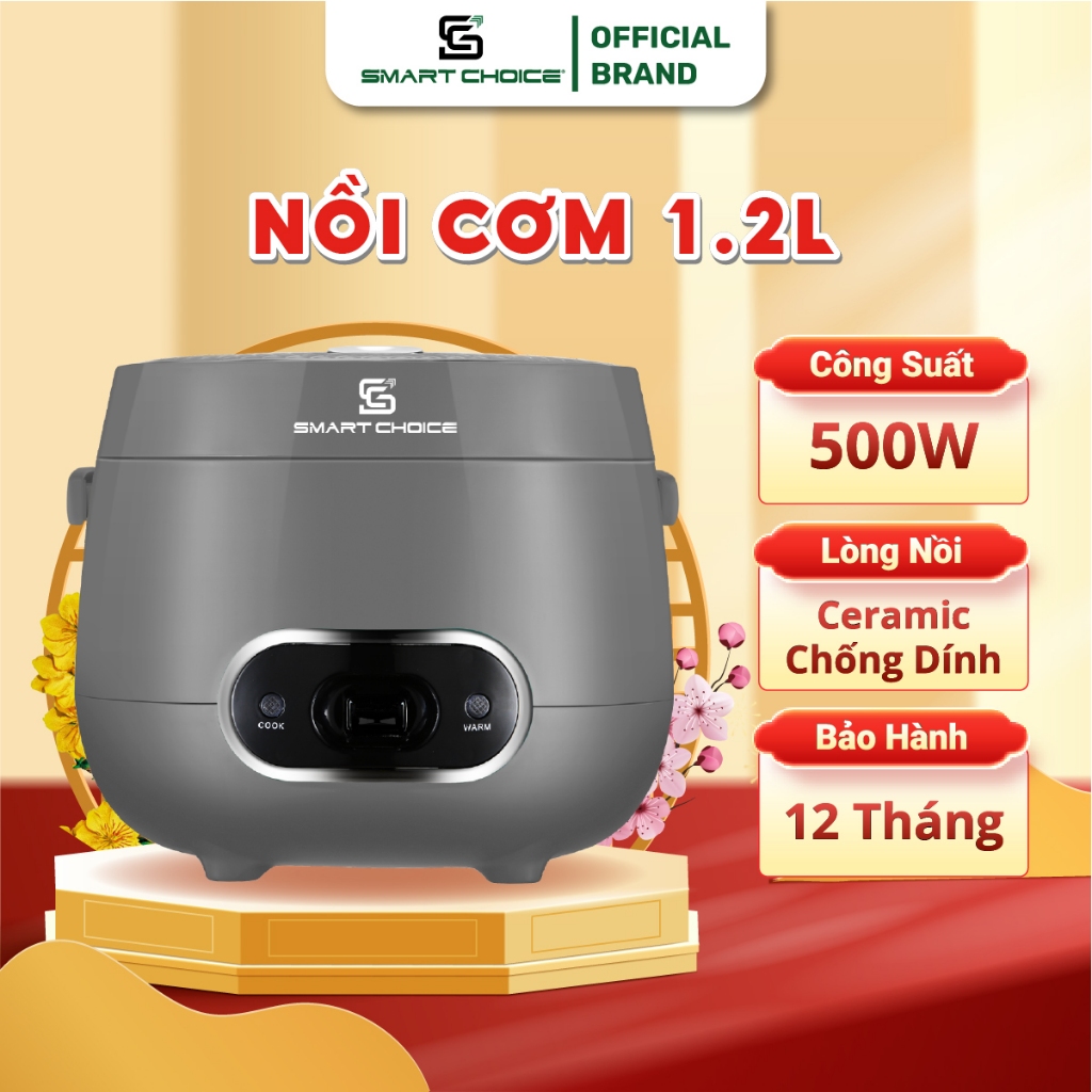 Nồi Cơm Điện Mini SMARTCHOICE 1.2L