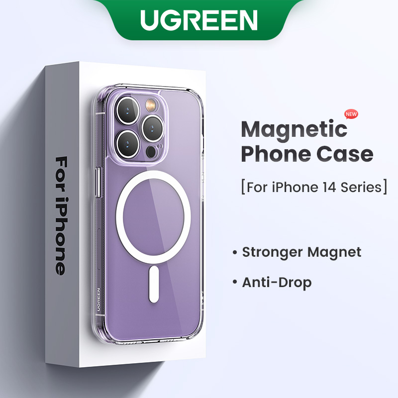 Ốp điện thoại Ugreen trong suốt từ tính cho iPhone