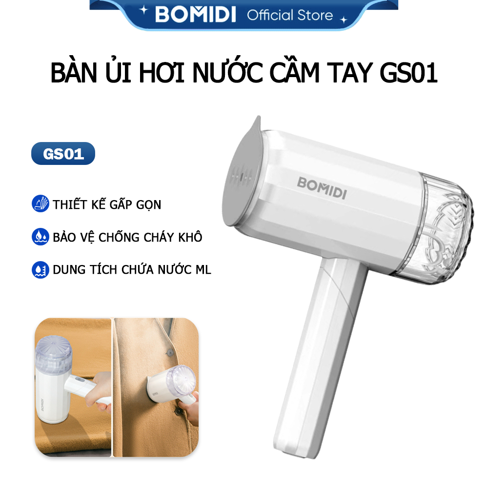 Bàn ủi hơi nước cầm tay Bomidi GS01