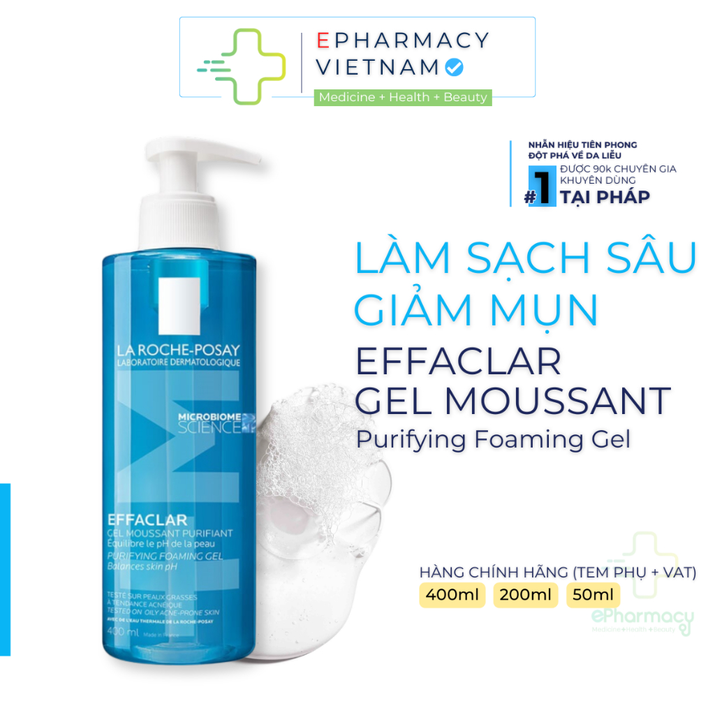 Sữa rửa mặt La Roche-Posay Effaclar