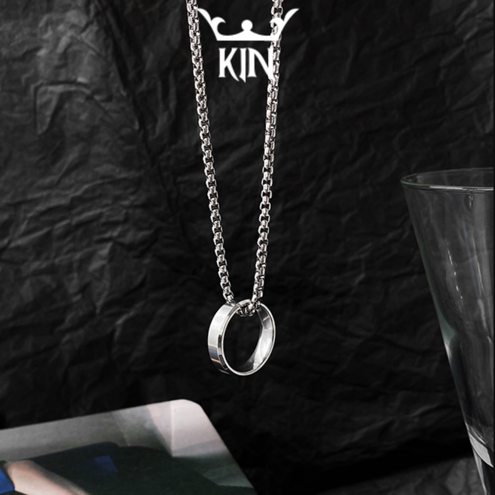 Dây chuyền titan nam nữ basic