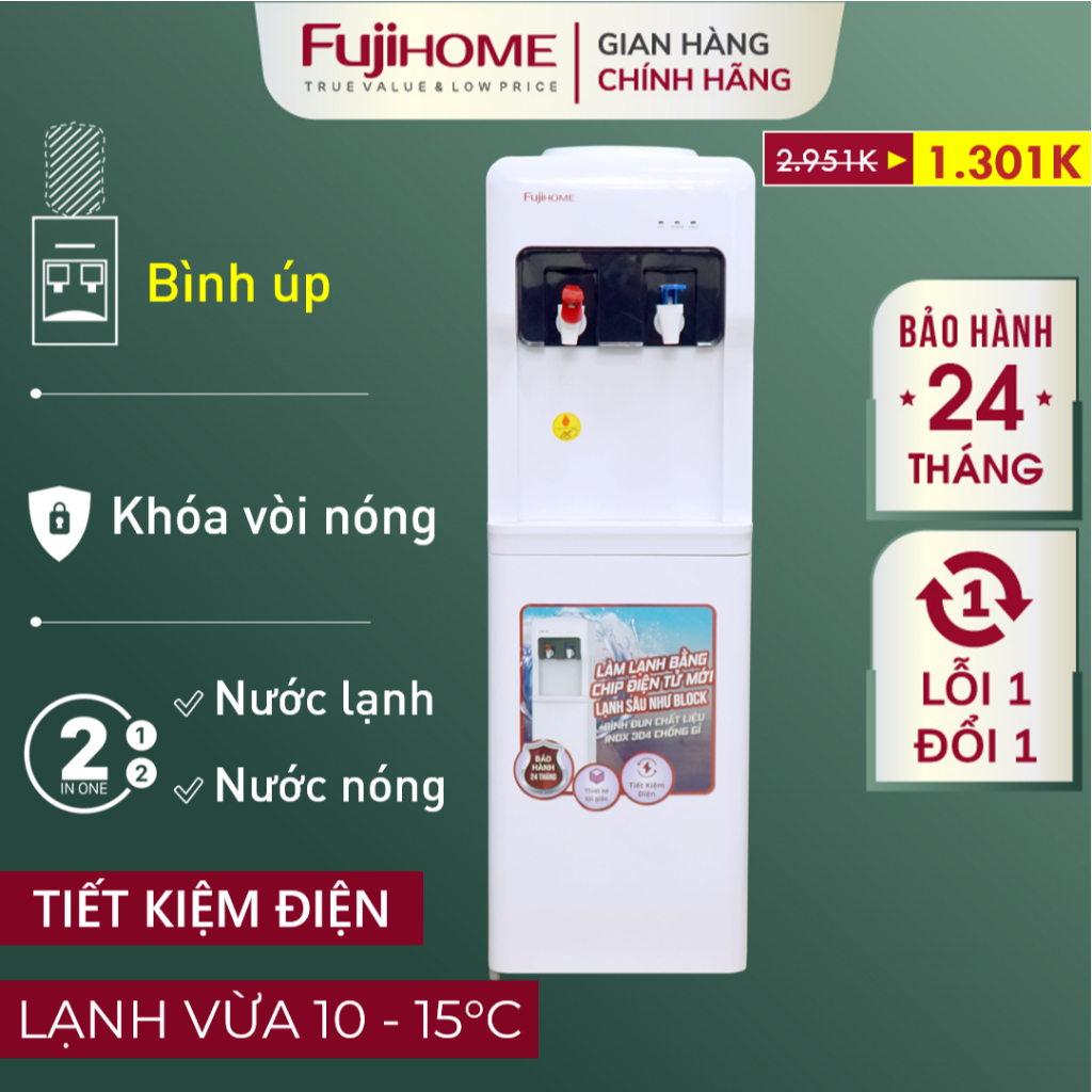 Cây nước nóng lạnh Fujihome WD5320E