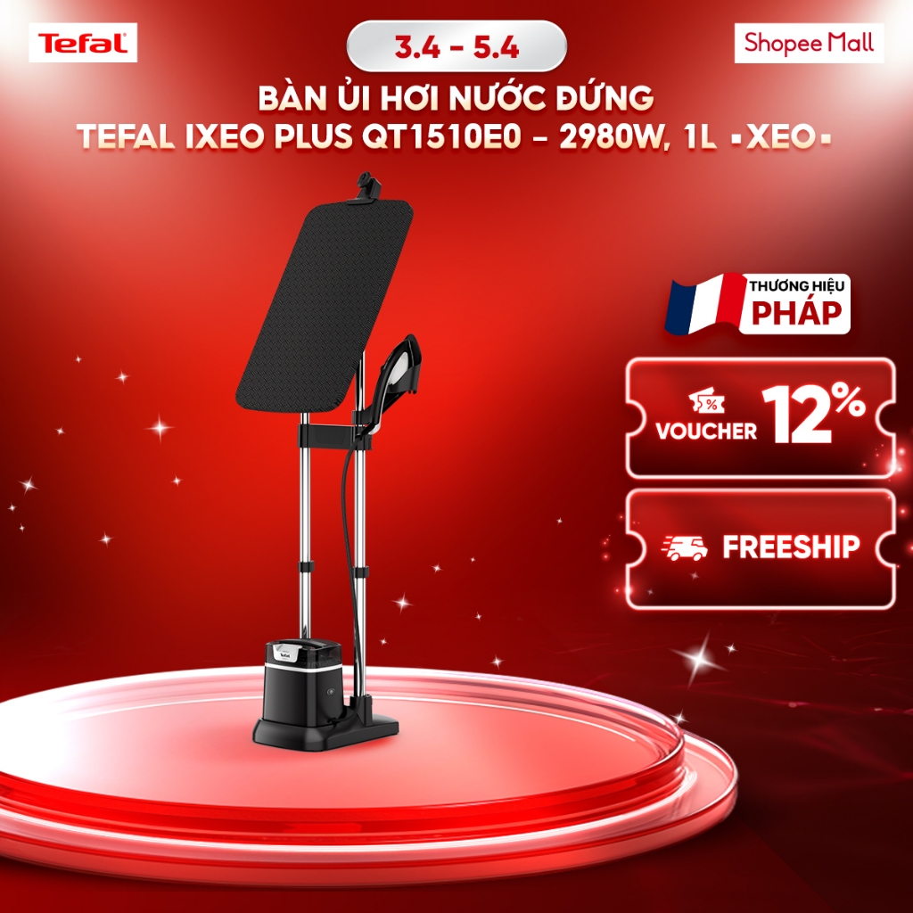 Bàn ủi hơi nước đứng Tefal IXEO Plus