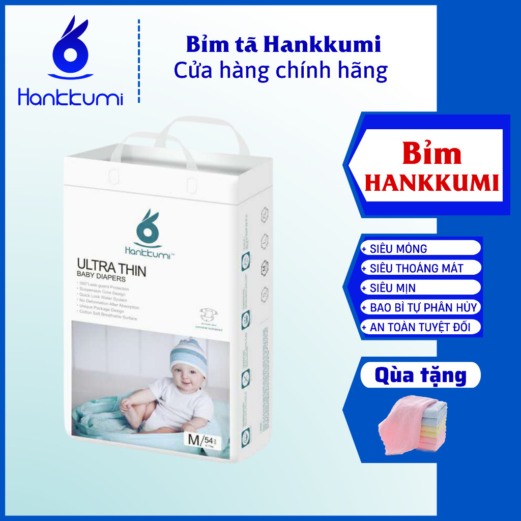 Bỉm tã quần Hankkumi cho bé