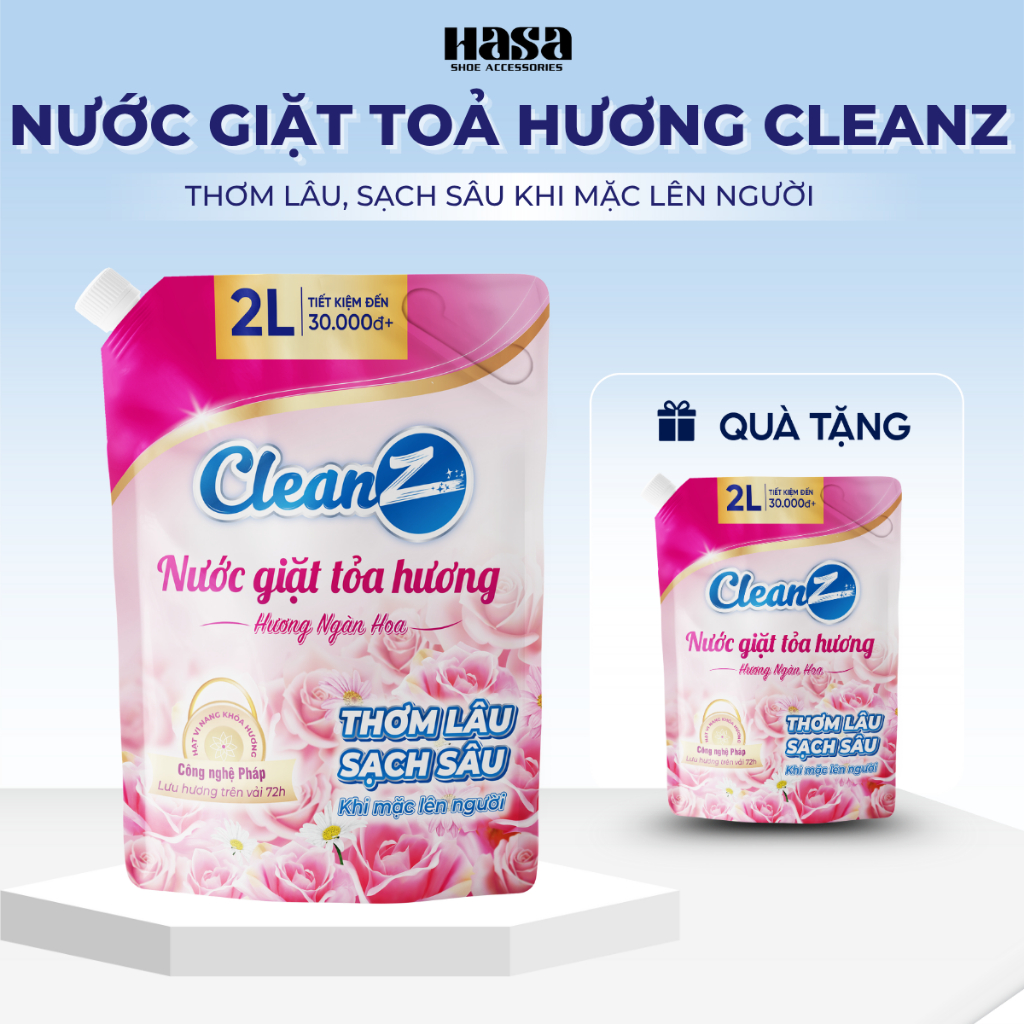 Nước Giặt Xả CleanZ Mua 1 Tặng 1