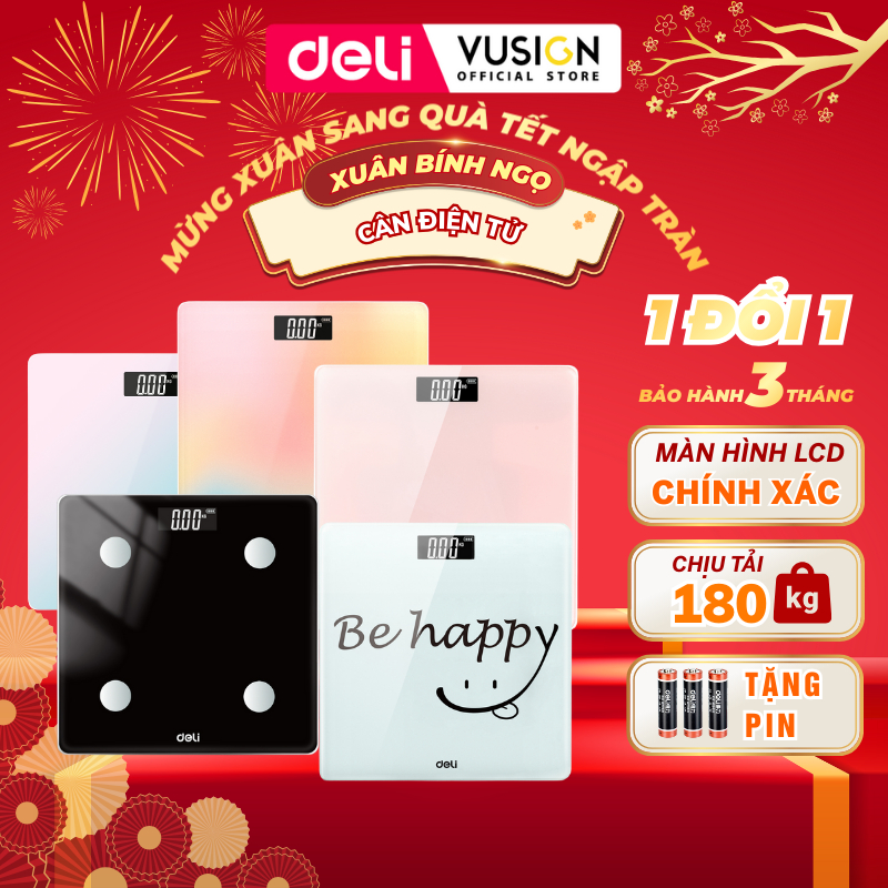 Cân Điện Tử Sức Khỏe Deli