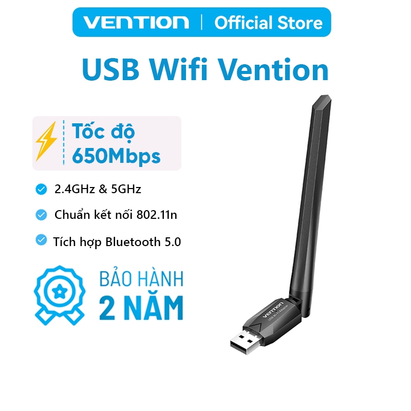 USB WiFi Bluetooth 5.0 Vention