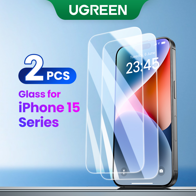 Kính cường lực Ugreen cho iPhone 15 series (2 miếng)