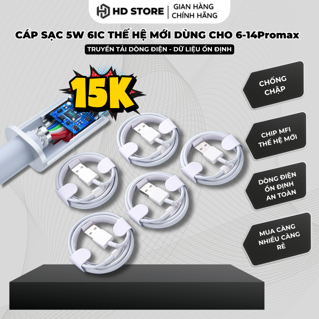 Dây cáp sạc iPhone đa năng