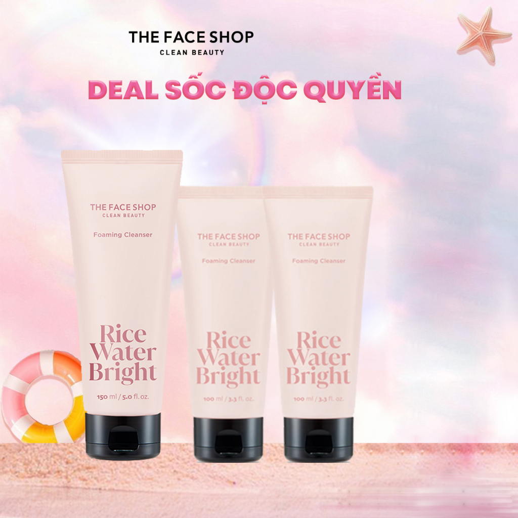 Sữa Rửa Mặt The Face Shop Rice Water Bright