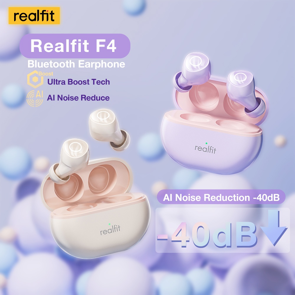 Tai nghe Bluetooth Realfit F4 chống ồn