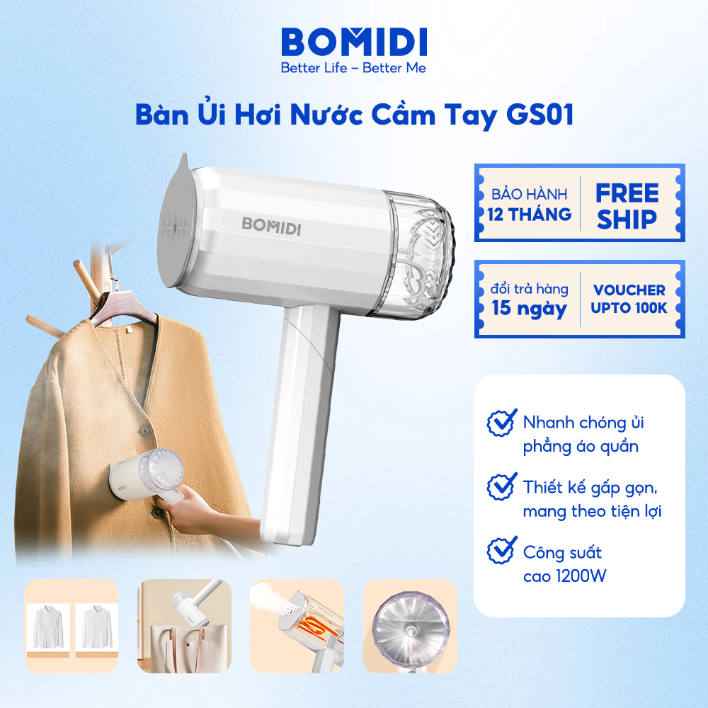 Bàn ủi hơi nước BOMIDI GS01