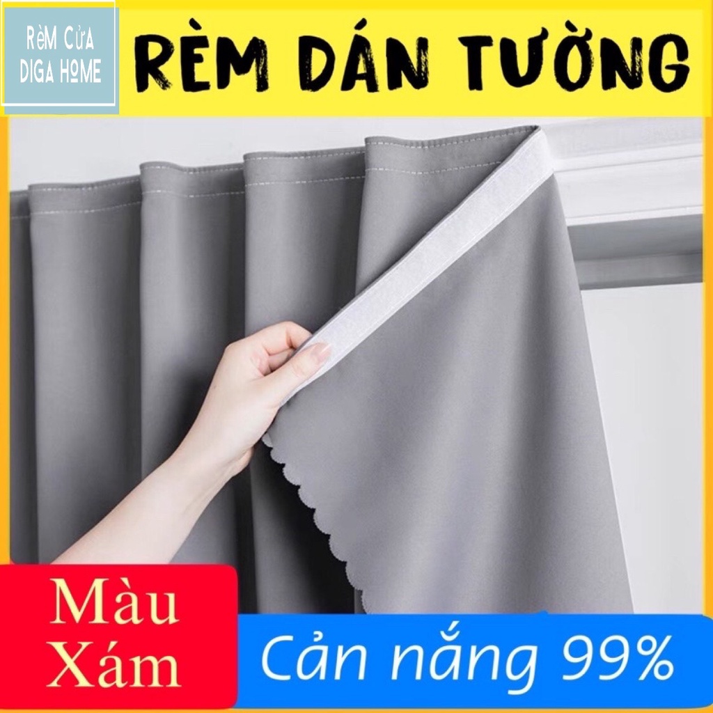 Màn Dán Cửa Sổ Không Cần Khoan Cản Sáng