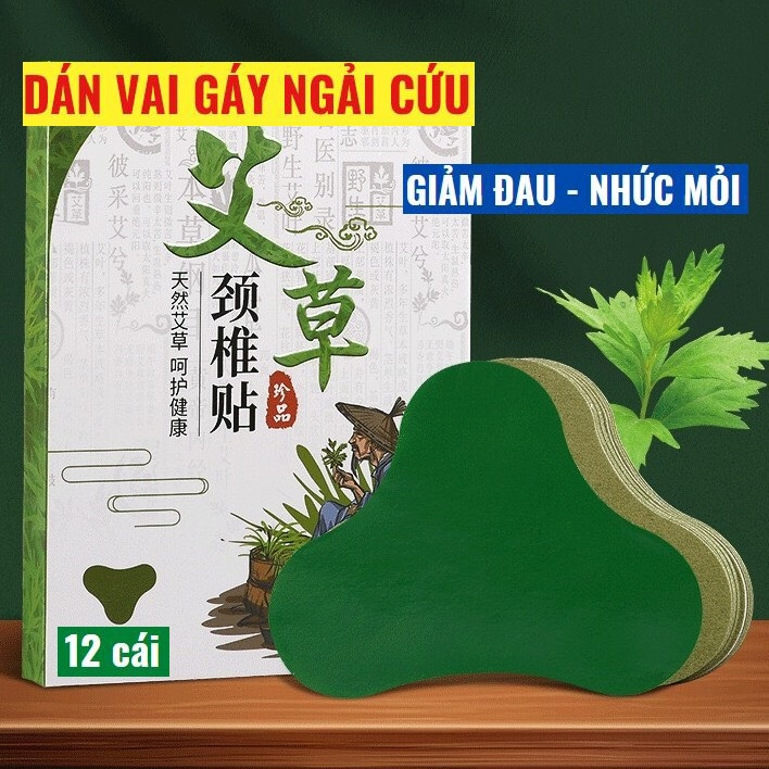Miếng Dán Ngải Cứu Giảm Đau Vai Gáy