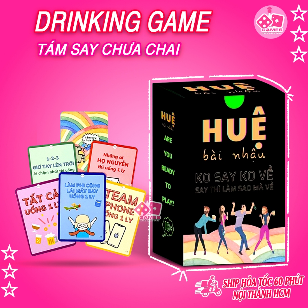 Bộ Bài Drinking Game HUỆ Việt hóa