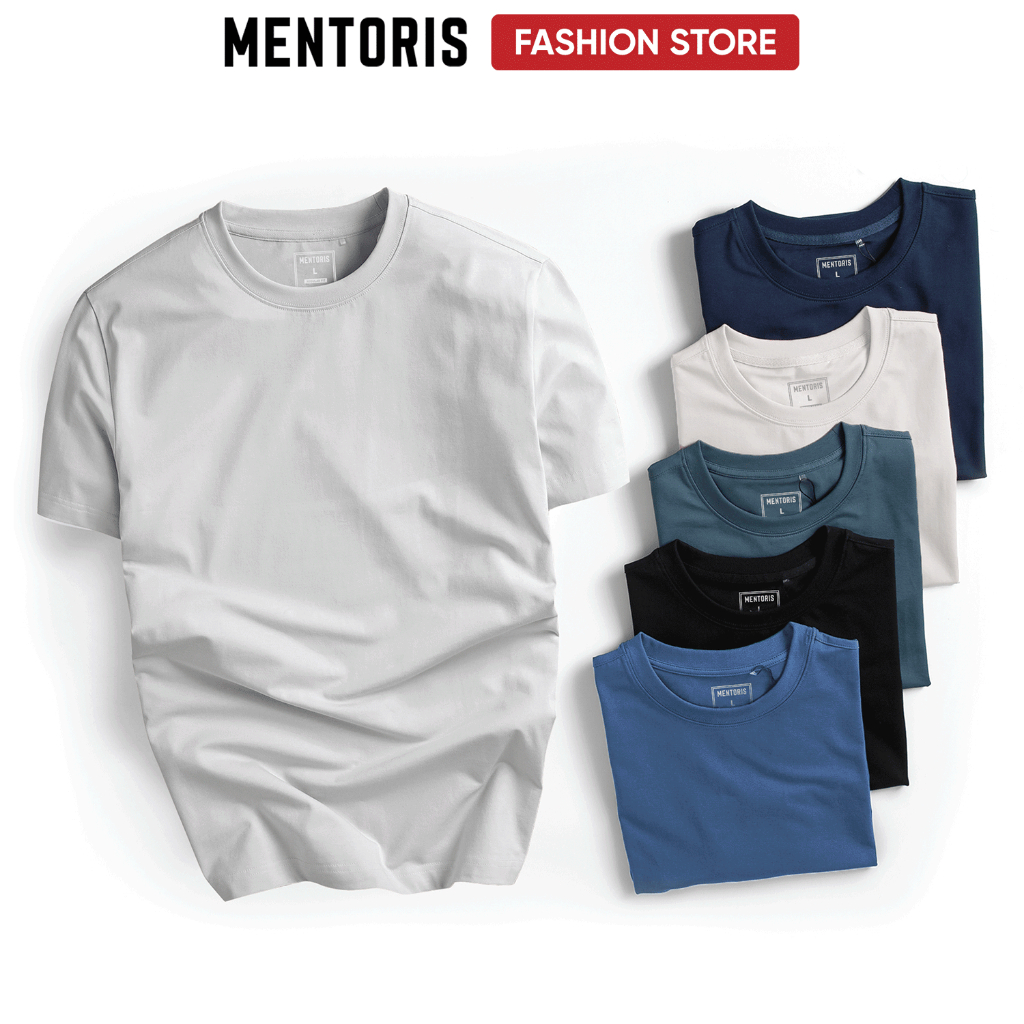 Áo thun nam Cotton Mentoris MTS04