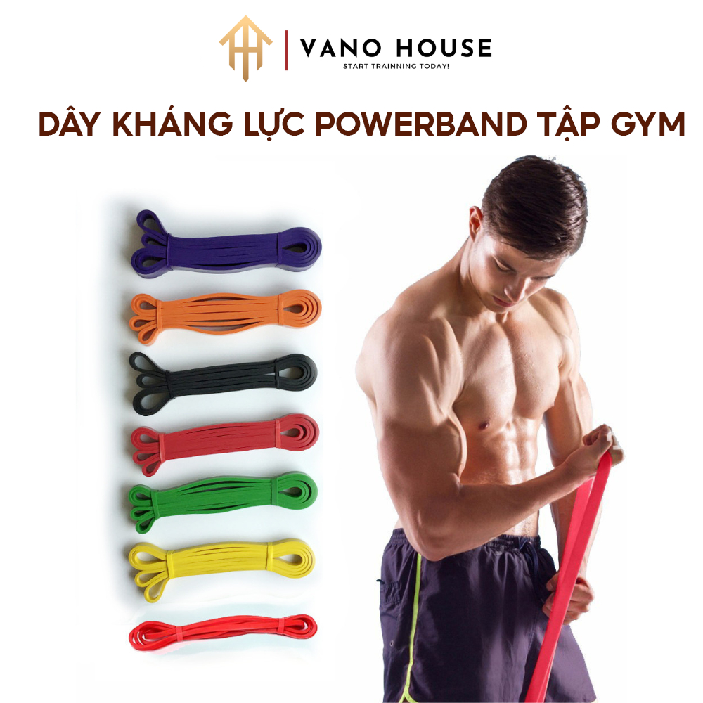 Dây kháng lực Powerband HIFIT tập gym yoga