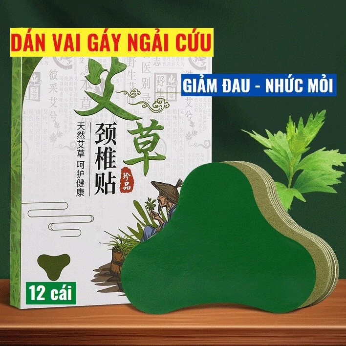 Miếng Dán Ngải Cứu Giảm Đau Vai Gáy